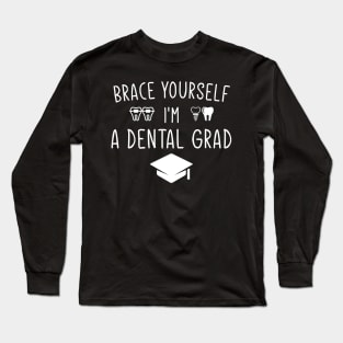 A DDS Funny Dentist Dental Student Humor Graduation Long Sleeve T-Shirt